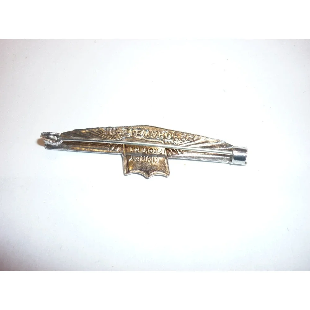 Vintage United Air Lines Jr. Stewardess Wing Pin Kinney Prov RI Aviation Badge